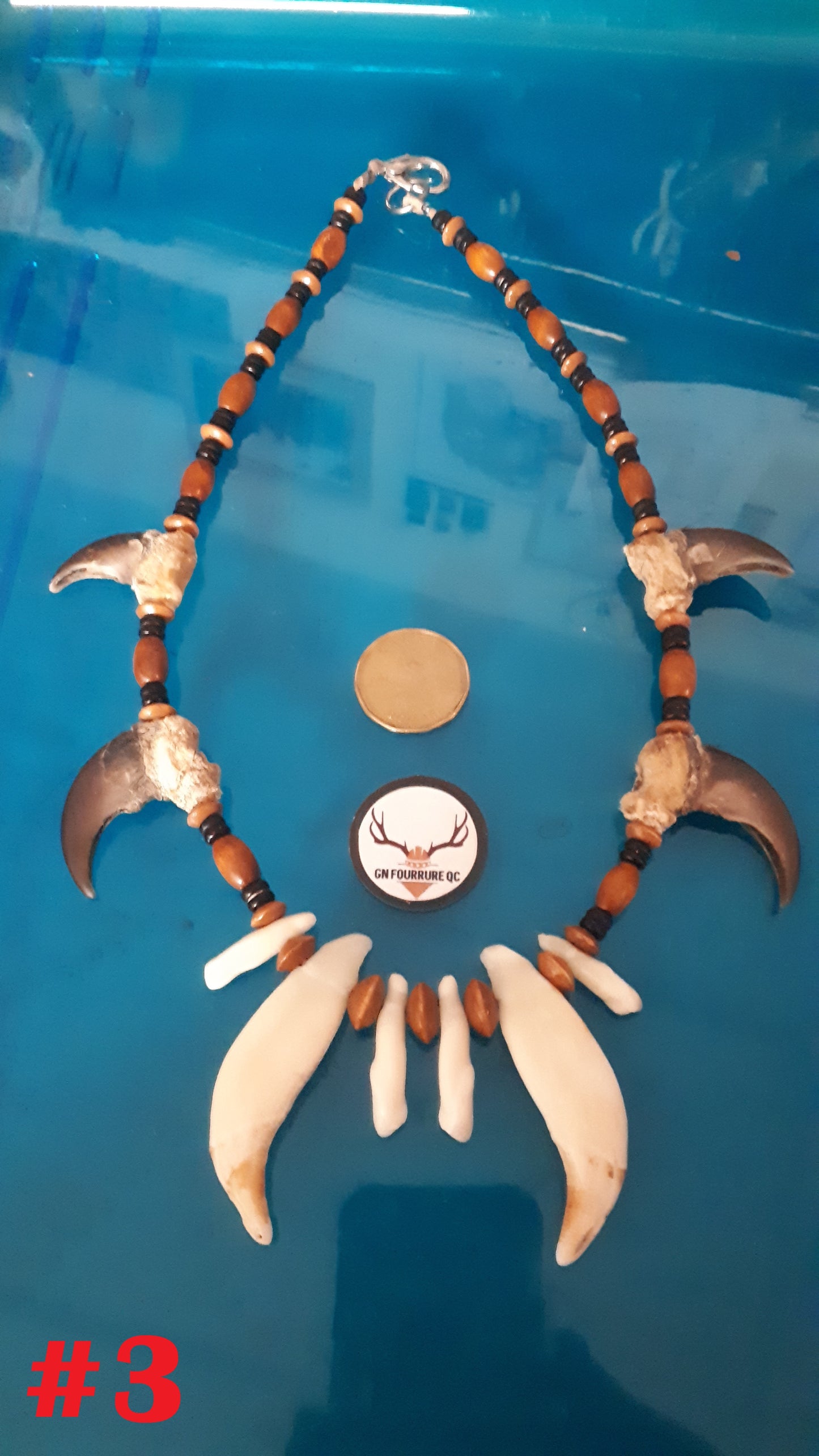 Bear Tooth and Claws Necklace "Chieftain" Collection - Custom