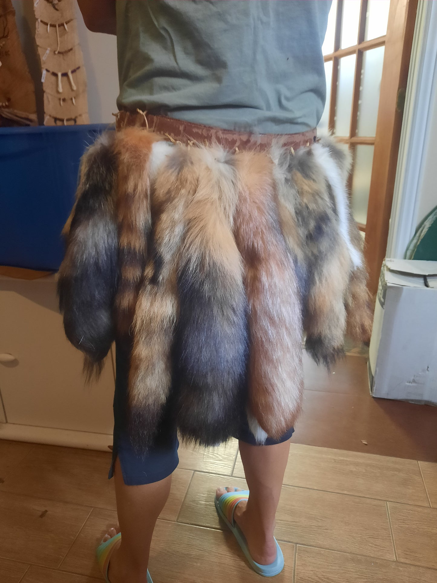 Fox and Coyote Tail Belt - Custom product