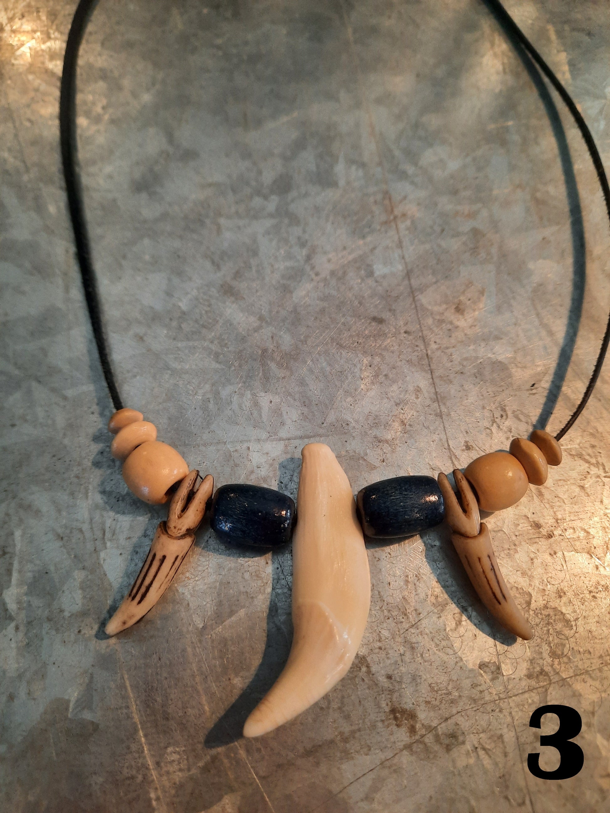 Tribal Tooth Necklace Bear Tooth Necklace Collection
