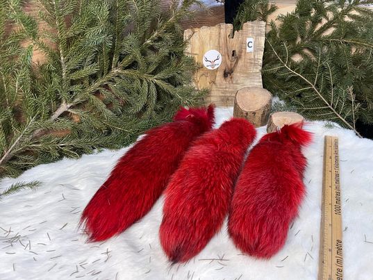 Fox Tails - Dyed