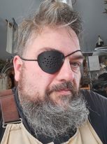 Unique Party Pirate Plastic Eye Patch (Pack of 8) Black/White One Size Mixed Eye Patch