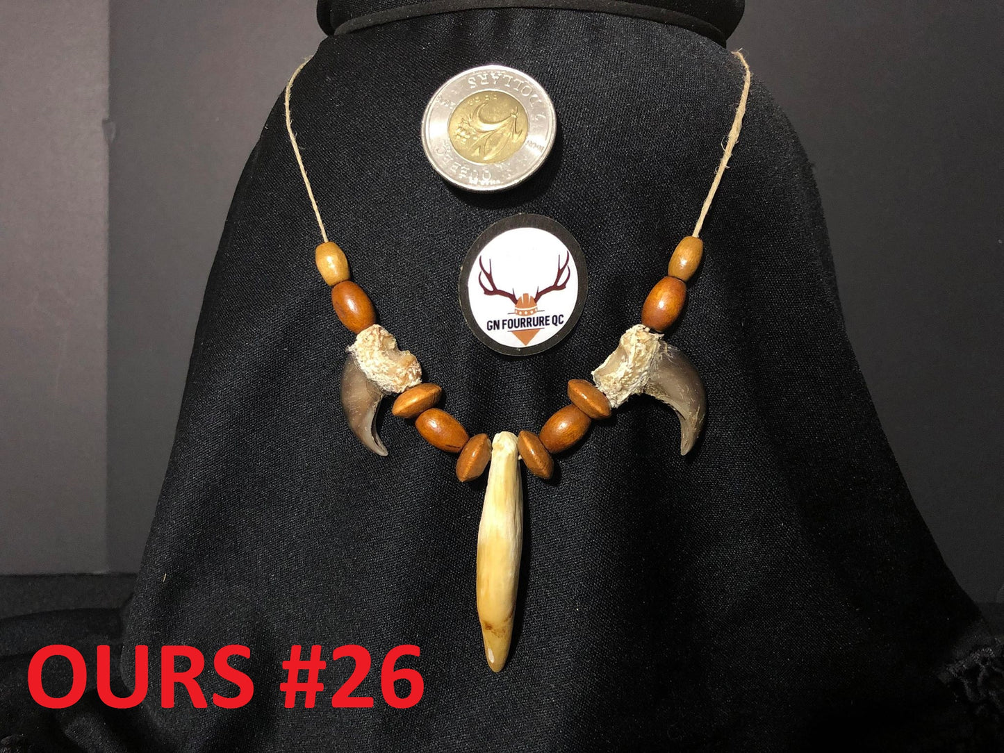 Bear Tooth and Claws Necklace "Chieftain" Collection - Custom