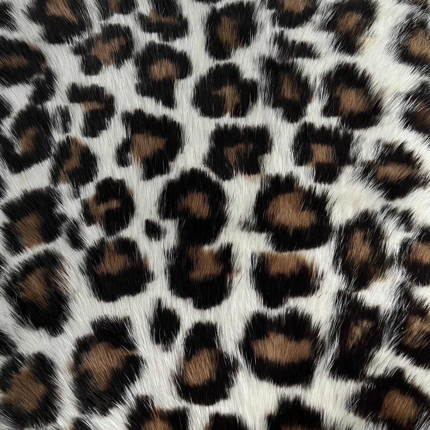 Leopard Print Rabbit Fur