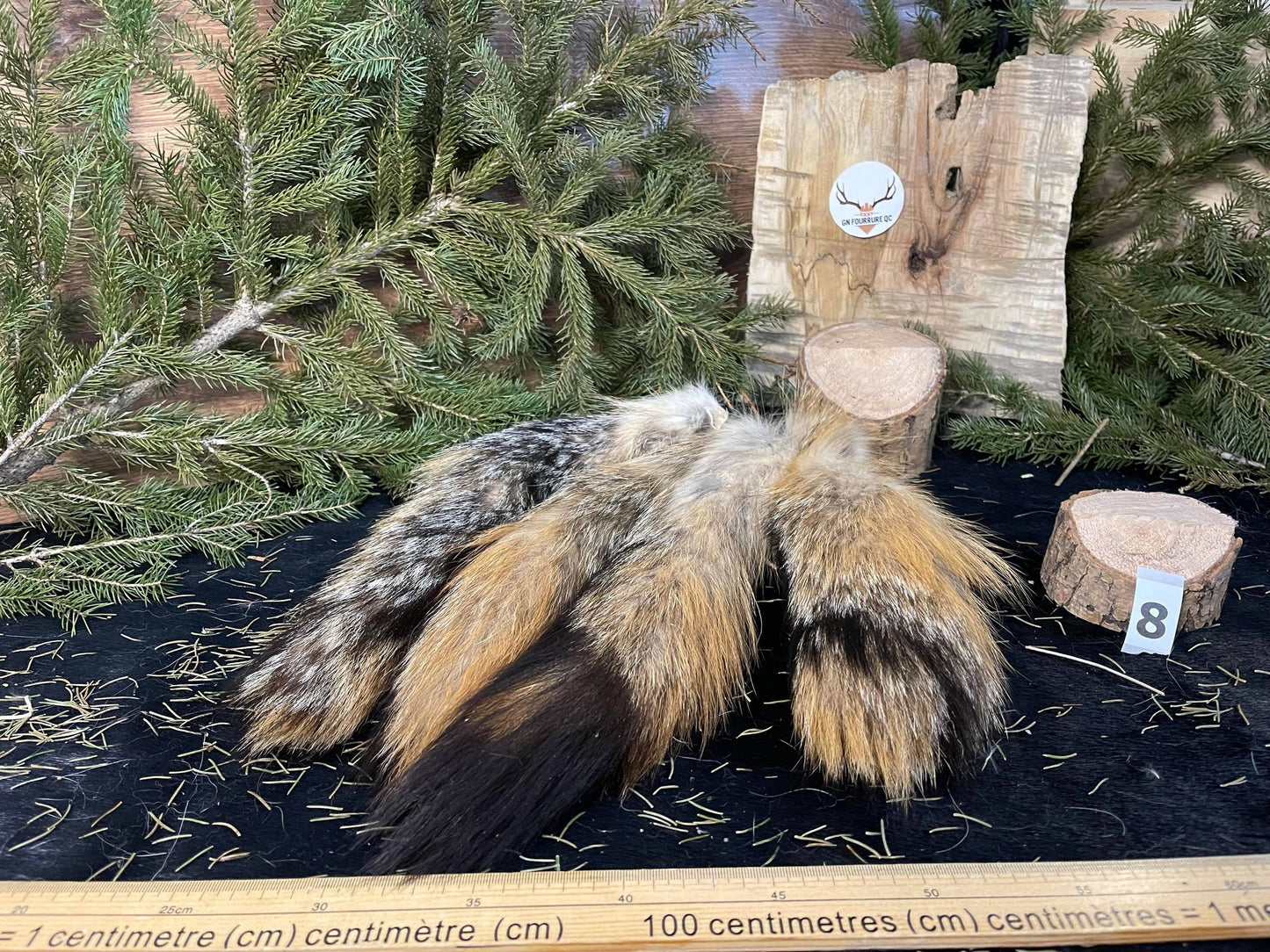 Plains Fox Fur Tails