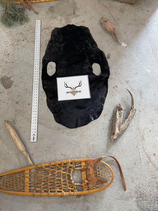 Black Dyed Seal Skins, Medium