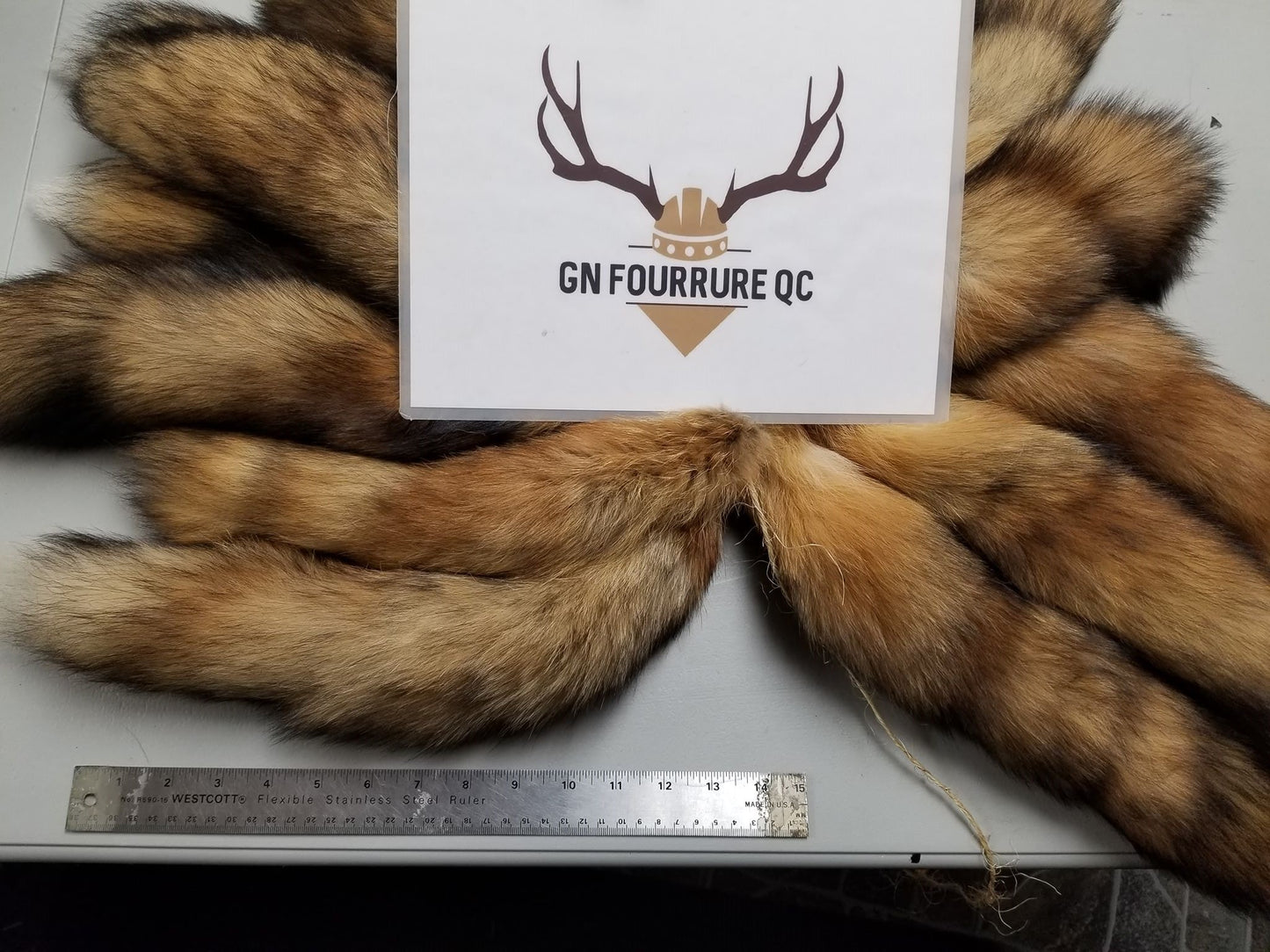 Red Fox Fur Tail